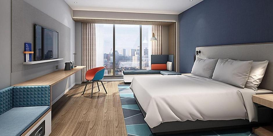 Holiday Inn Express Shanghai Baoyang By Ihg Buitenkant foto